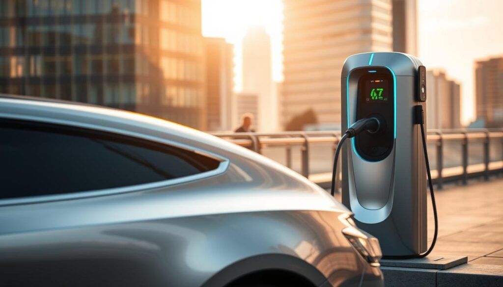véhicule électrique recharge rapide