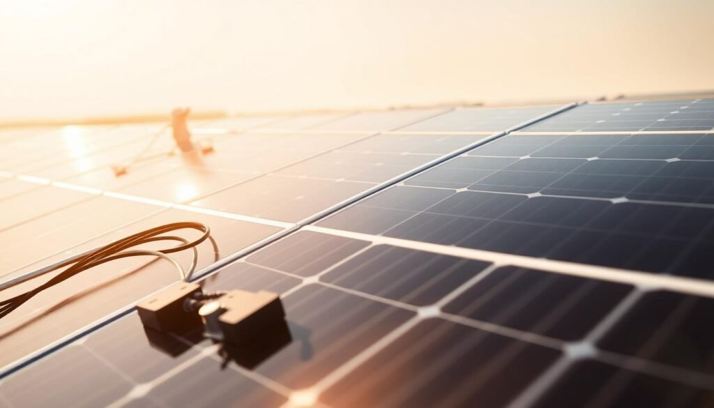 inspection panneaux solaires
