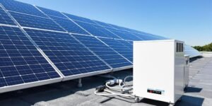 Solar panels and lithium battery