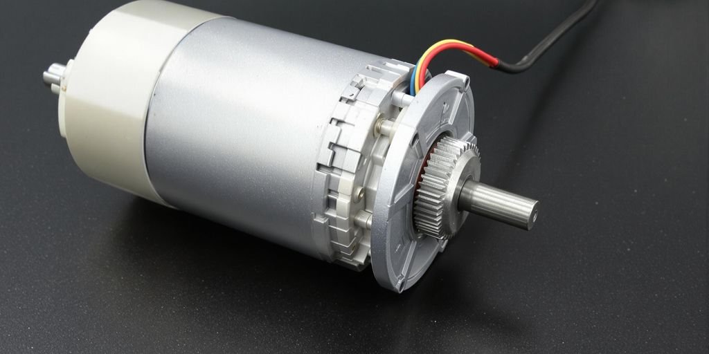 Moteur électrique avec engrenages