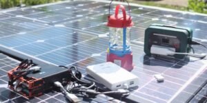 Portable solar kit and accessories.