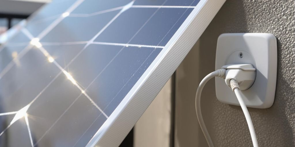 panneau solaire a brancher sur prise 220v
