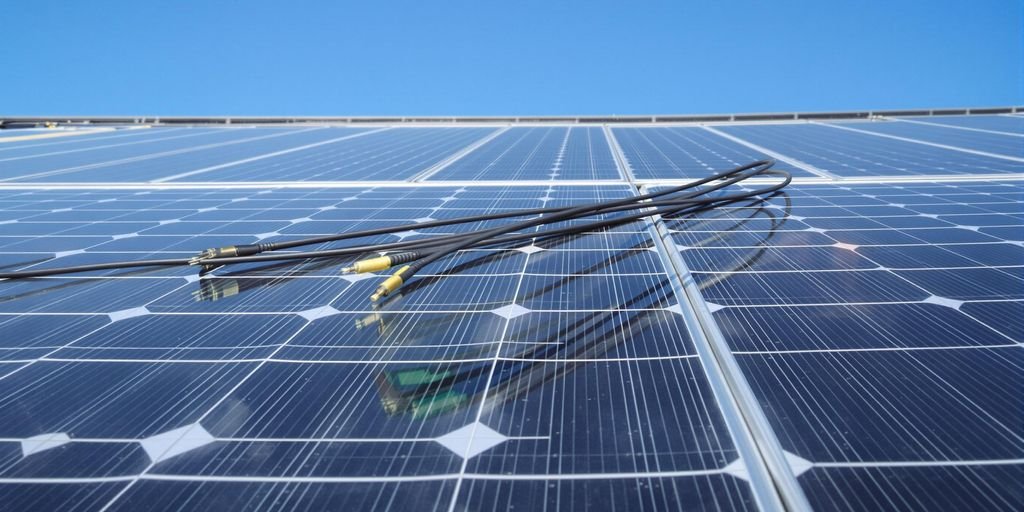 Three-phase solar panel