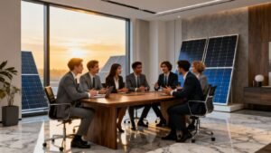 Institutional actors in the photovoltaic sector.