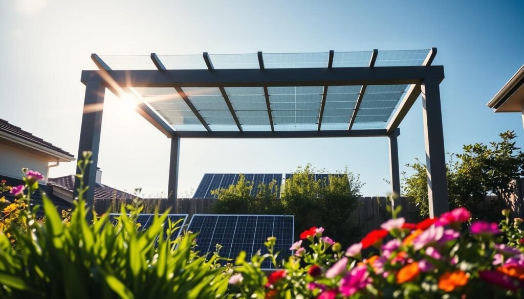 Fonctionnement pergola solaire