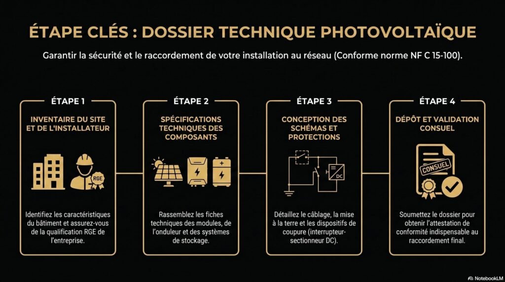 exemple dossier technique installation photovoltaïque