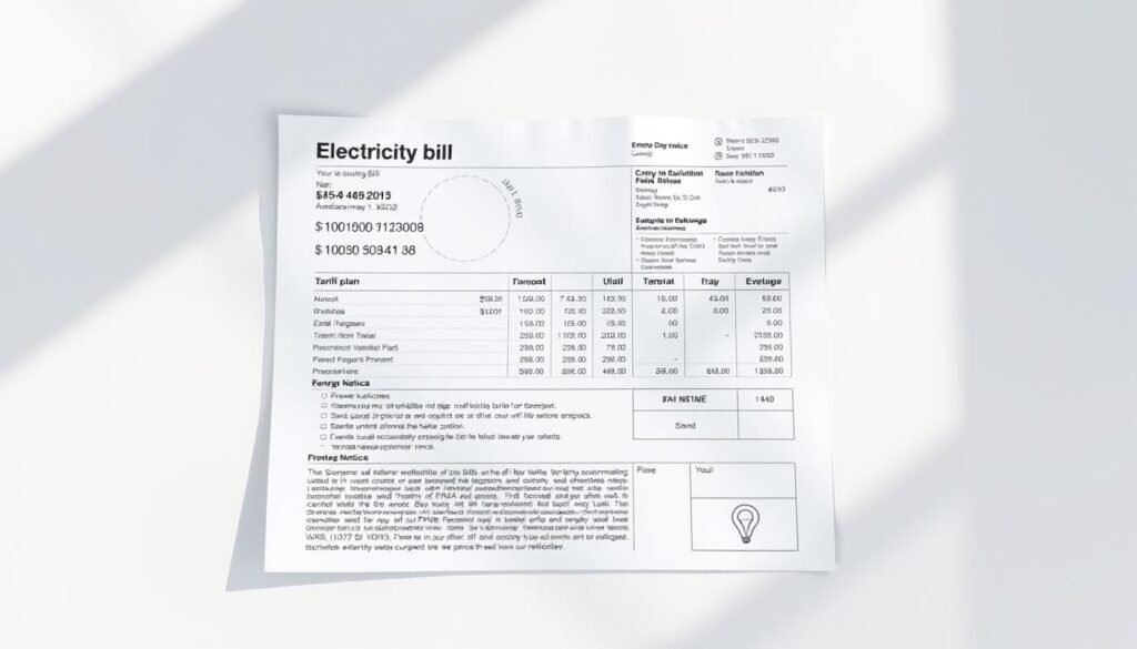 détail facture électricité