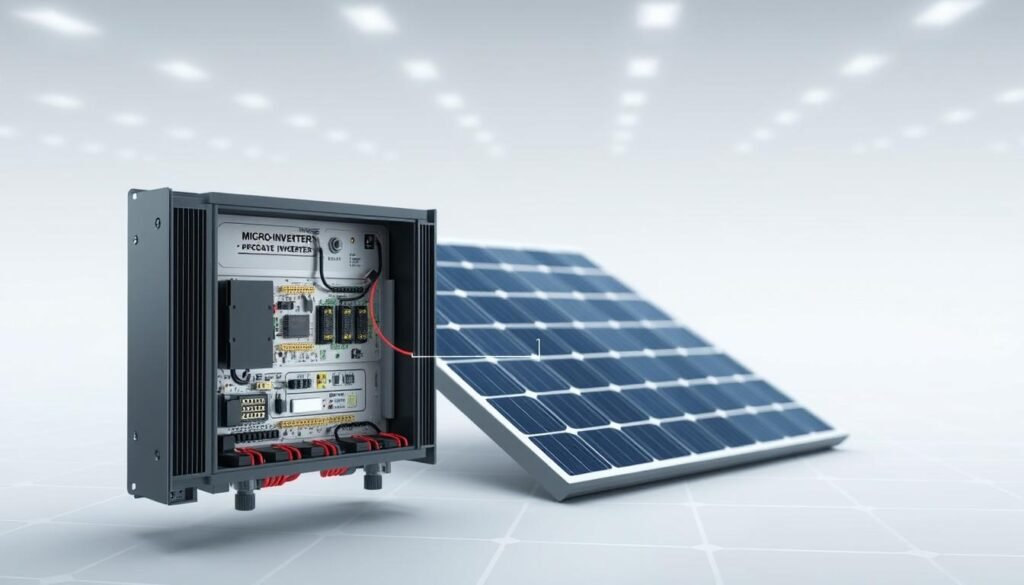 schéma micro-onduleur panneau solaire