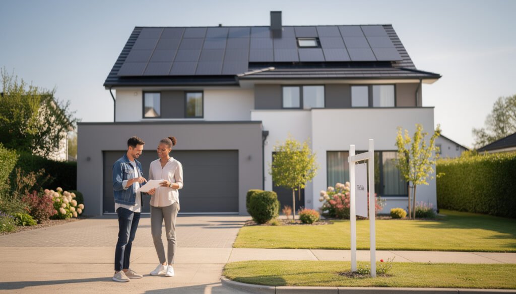 découvrez l'impact des panneaux photovoltaïques sur la valeur de revente de votre maison et quelles plus-values vous pouvez espérer lors de la vente.