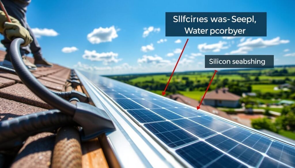 étanchéité panneau solaire