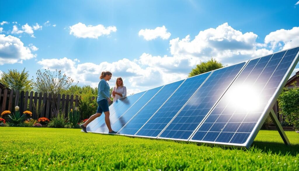 installer des panneaux solaires dans son jardin