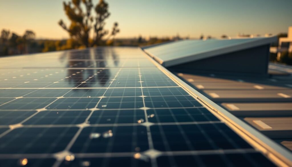 panneau solaire grele