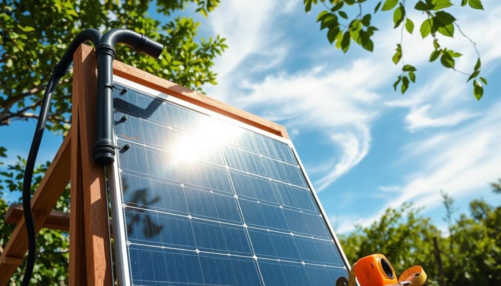 panneau solaire thermique fait maison