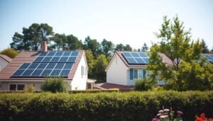 panneaux solaires et voisinage