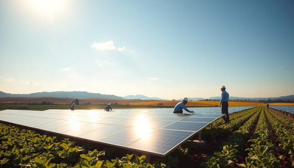 peut-on installer des panneaux solaires sur un terrain agricole
