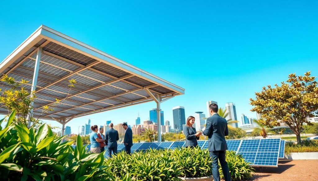 Introduction à l'ombrière photovoltaïque